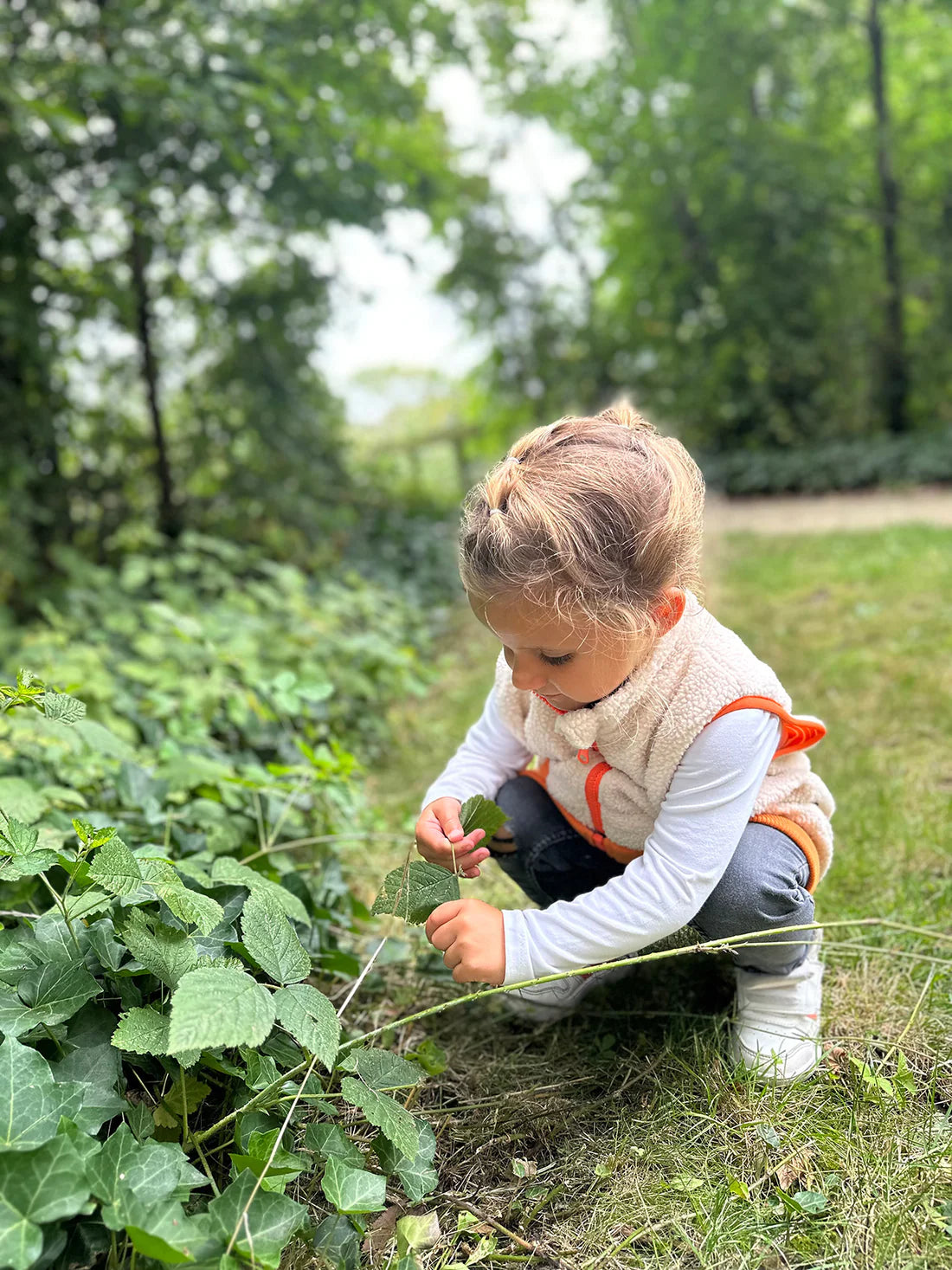 Teddy Kids Fleece Bodywarmer Ecru