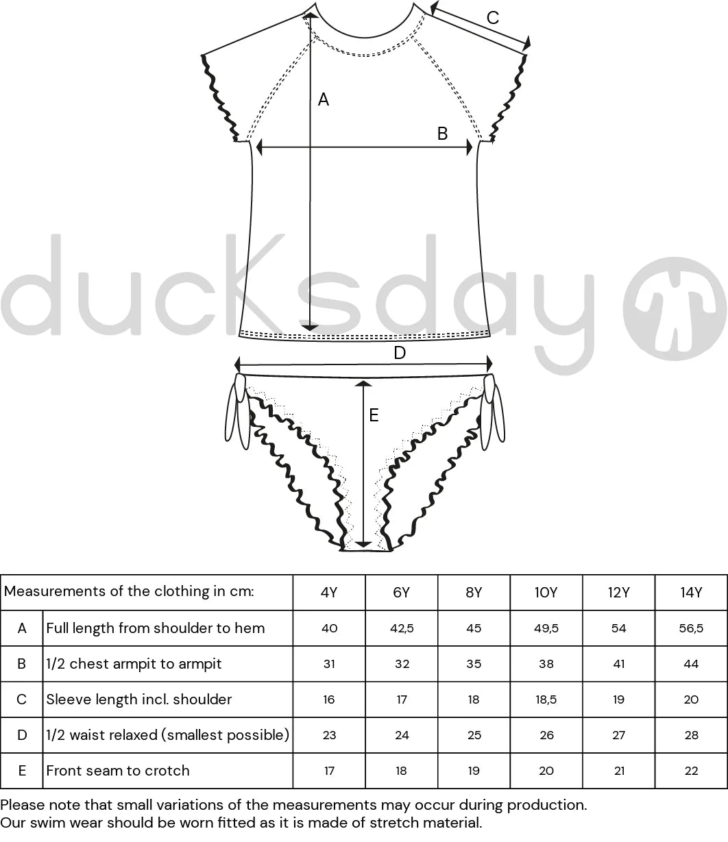 Σετ Μπλούζα Μαγιό & Bikini για Κορίτσια - Moana
