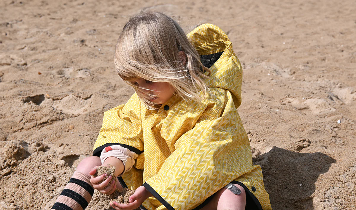 Παιδικό Αδιάβροχο Πόντσο - Yellow