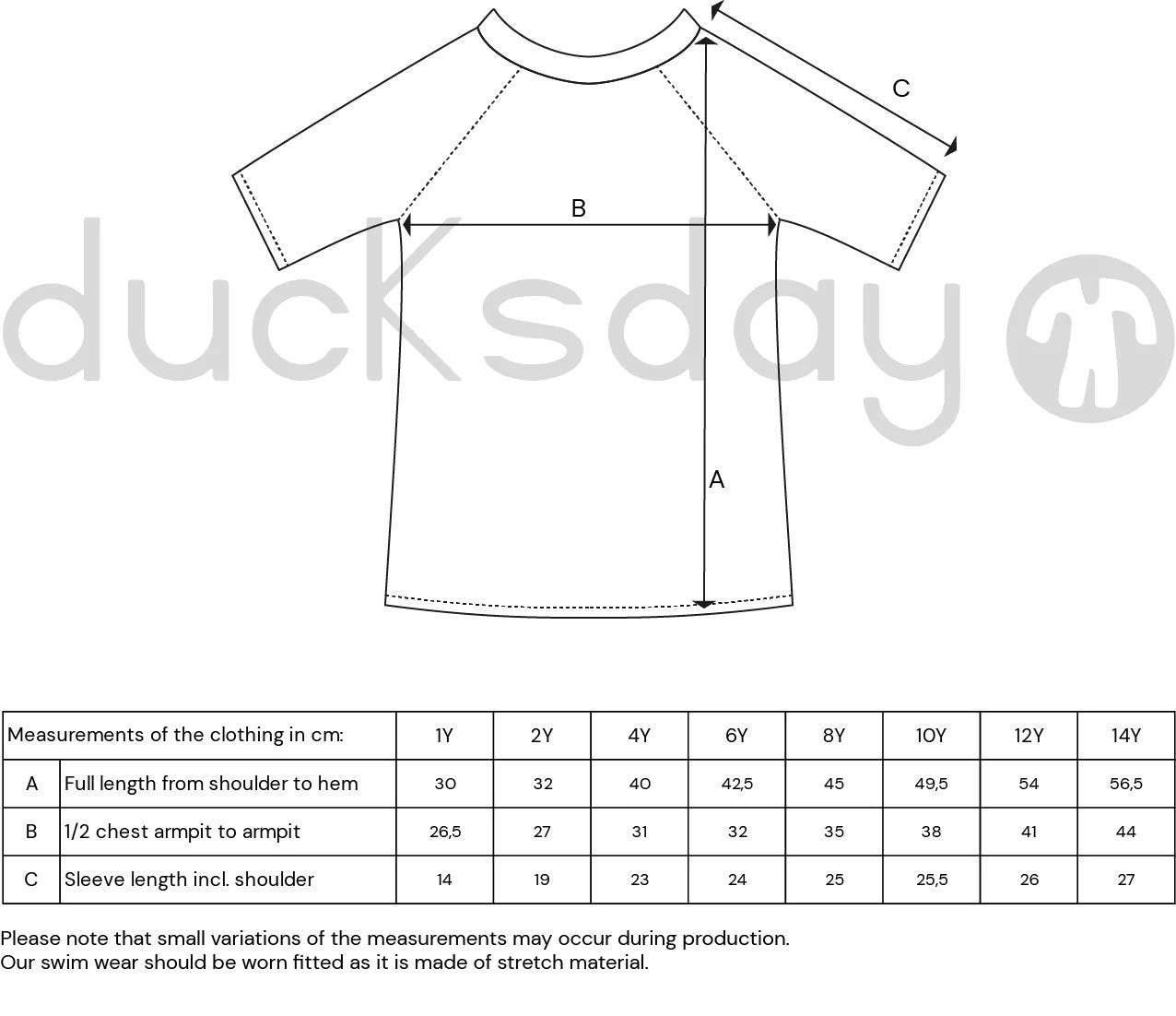 Ducksday Παιδικό Κοντομάνικο Μπλουζάκι Μαγιό - Toucan