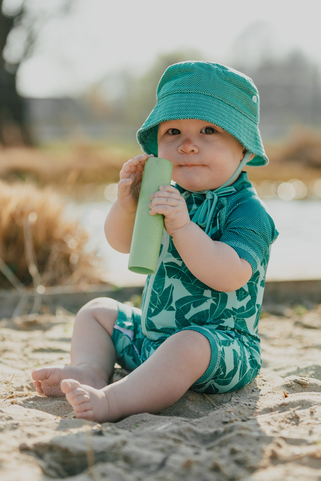 Ducksday Σετ Βρεφικό Ολόσωμο Μαγιό με Καπέλο - Epic