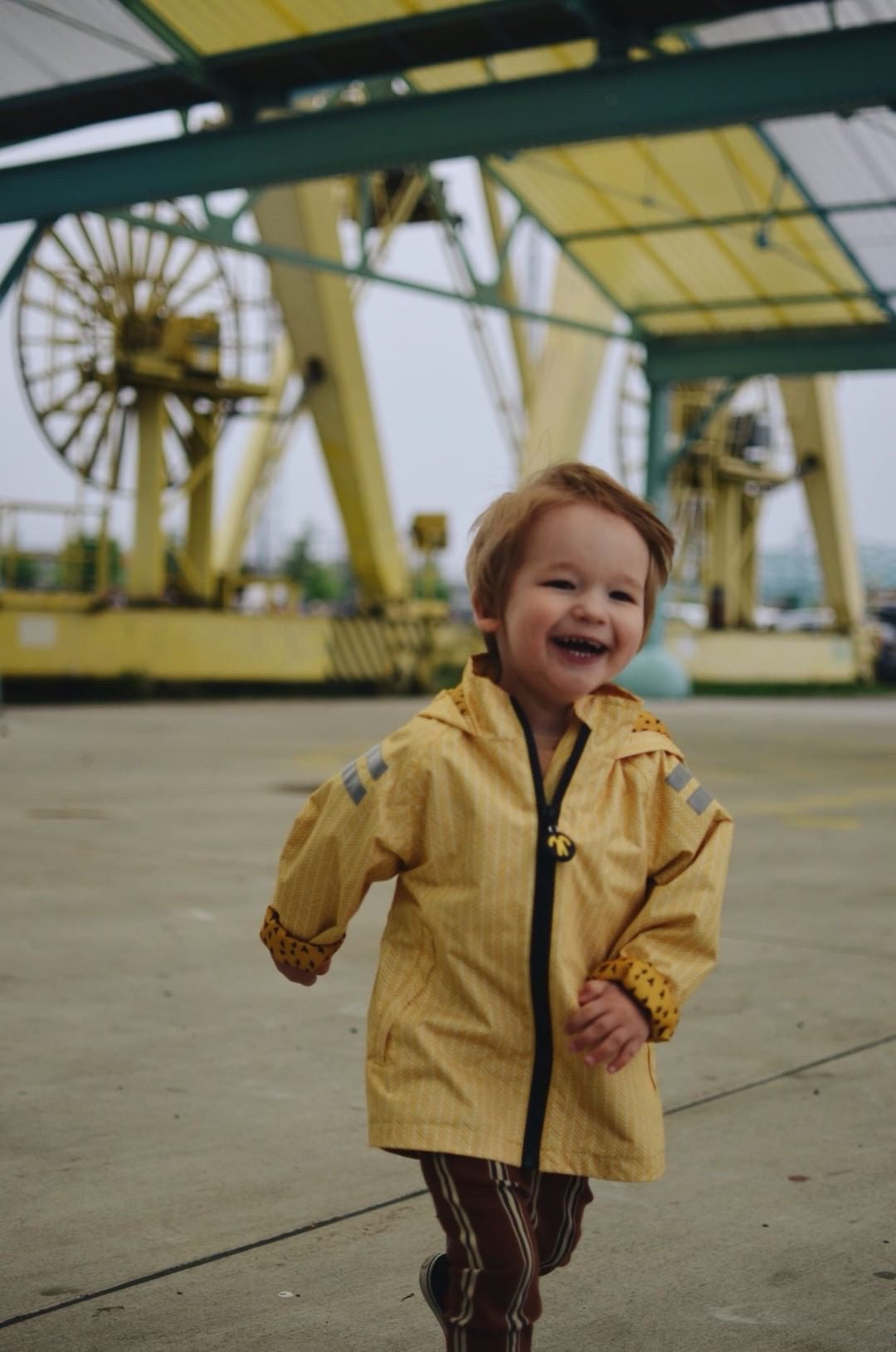 Παιδικό Αδιάβροχο Μπουφάν - Yellow falcon