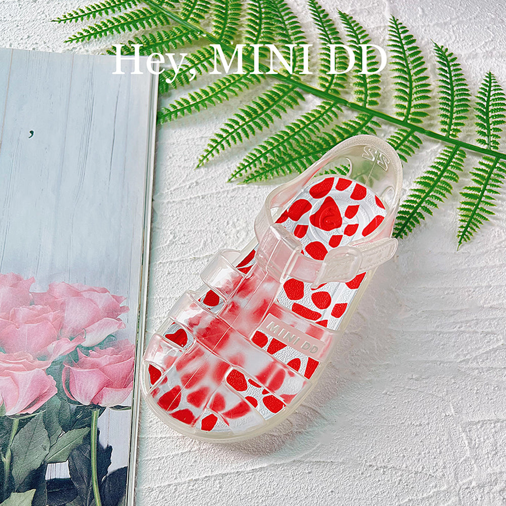 Σανδάλι MINI DD RED  TRANSPARENT