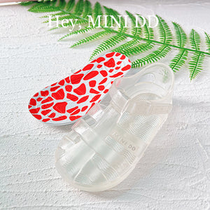 Σανδάλι MINI DD RED  TRANSPARENT