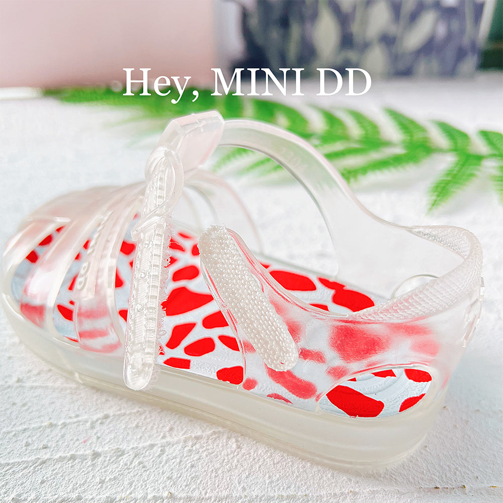 Σανδάλι MINI DD RED  TRANSPARENT