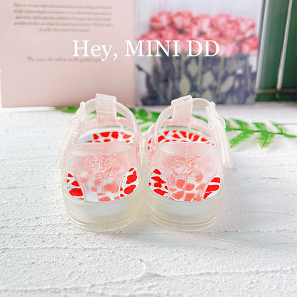 Σανδάλι MINI DD RED  TRANSPARENT