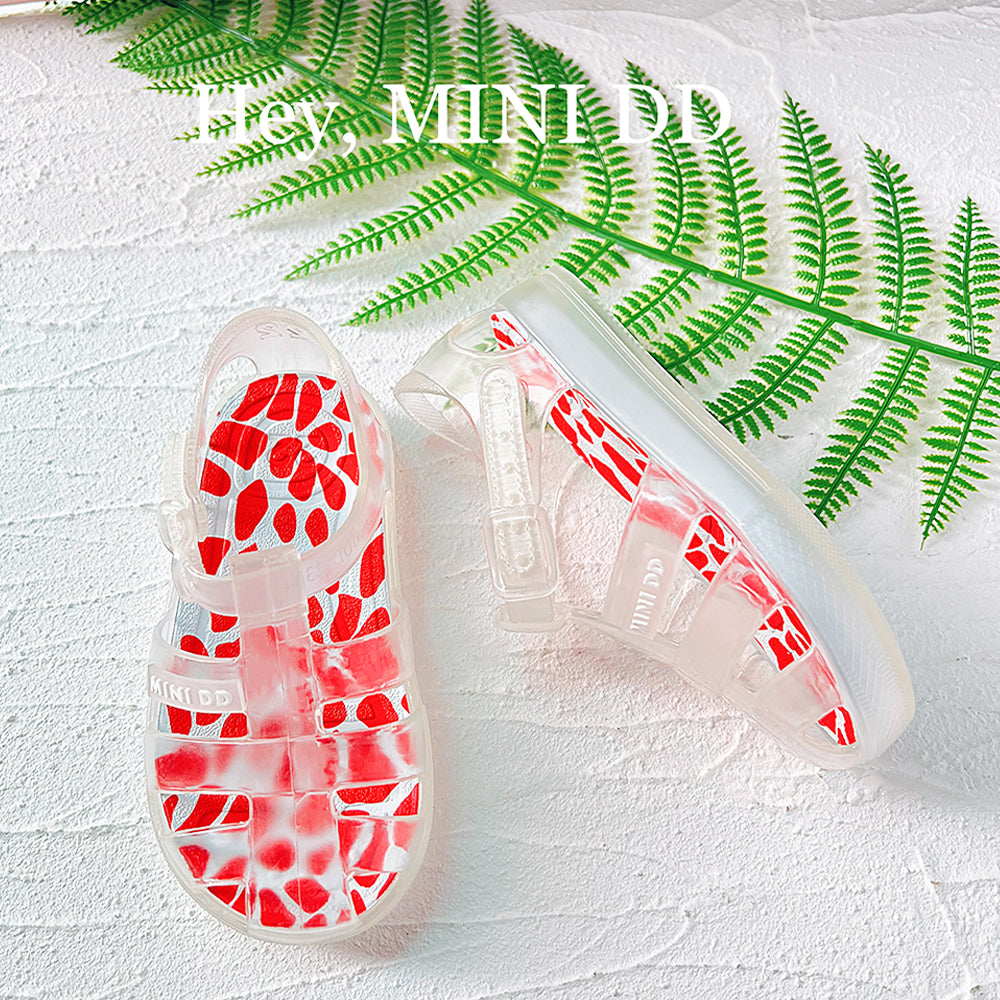 Σανδάλι MINI DD RED  TRANSPARENT