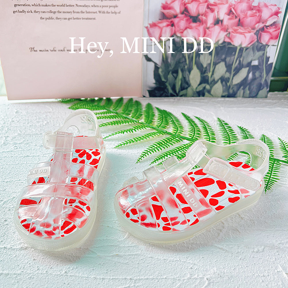 Σανδάλι MINI DD RED  TRANSPARENT