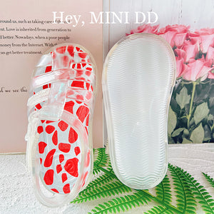 Σανδάλι MINI DD RED  TRANSPARENT