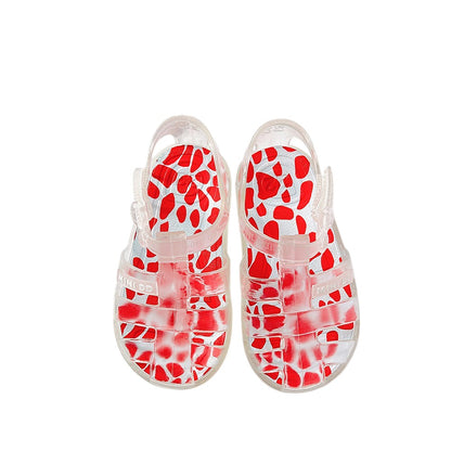Σανδάλι MINI DD RED  TRANSPARENT