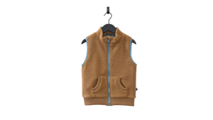 Teddy Kids Fleece Bodywarmer Brown