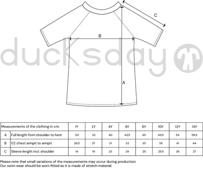 Ducksday Παιδικό Κοντομάνικο Μπλουζάκι Μαγιό - Ondo