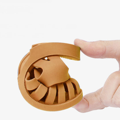 Fox and Frog Παιδικά Κλασικά Σανδάλια - Μουσταρδί