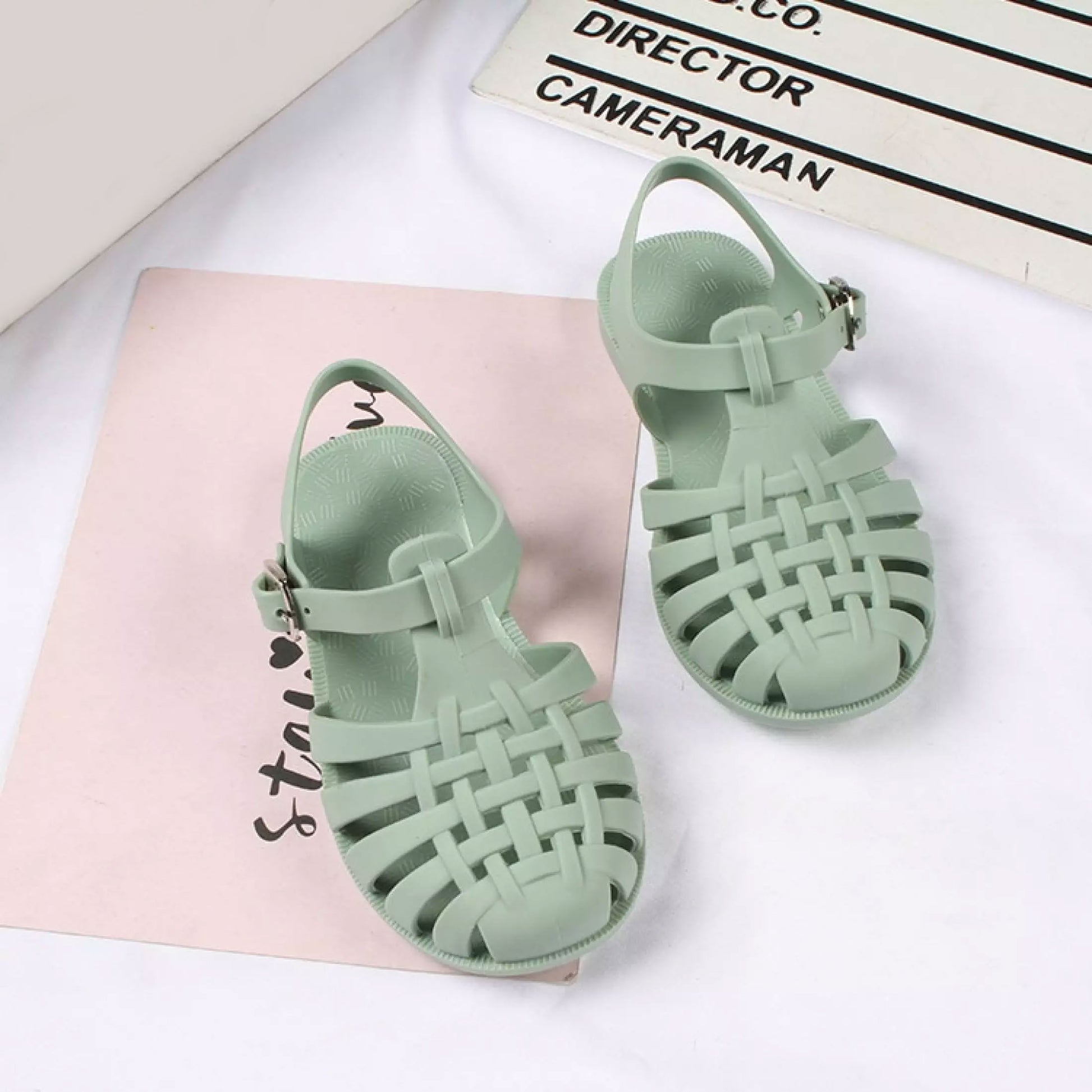 Fox and Frog Παιδικά Κλασικά Σανδάλια - Πράσινα